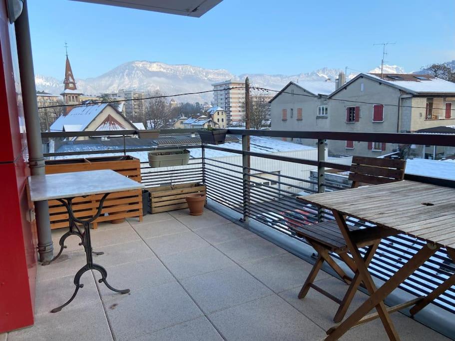 La Parenthese - Annecy- Grande Terrasse - Chambre - Garage Exterior photo